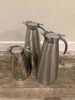3 piece Frieling by xtra Stainless Steel Insulated Pitchers  - Silver